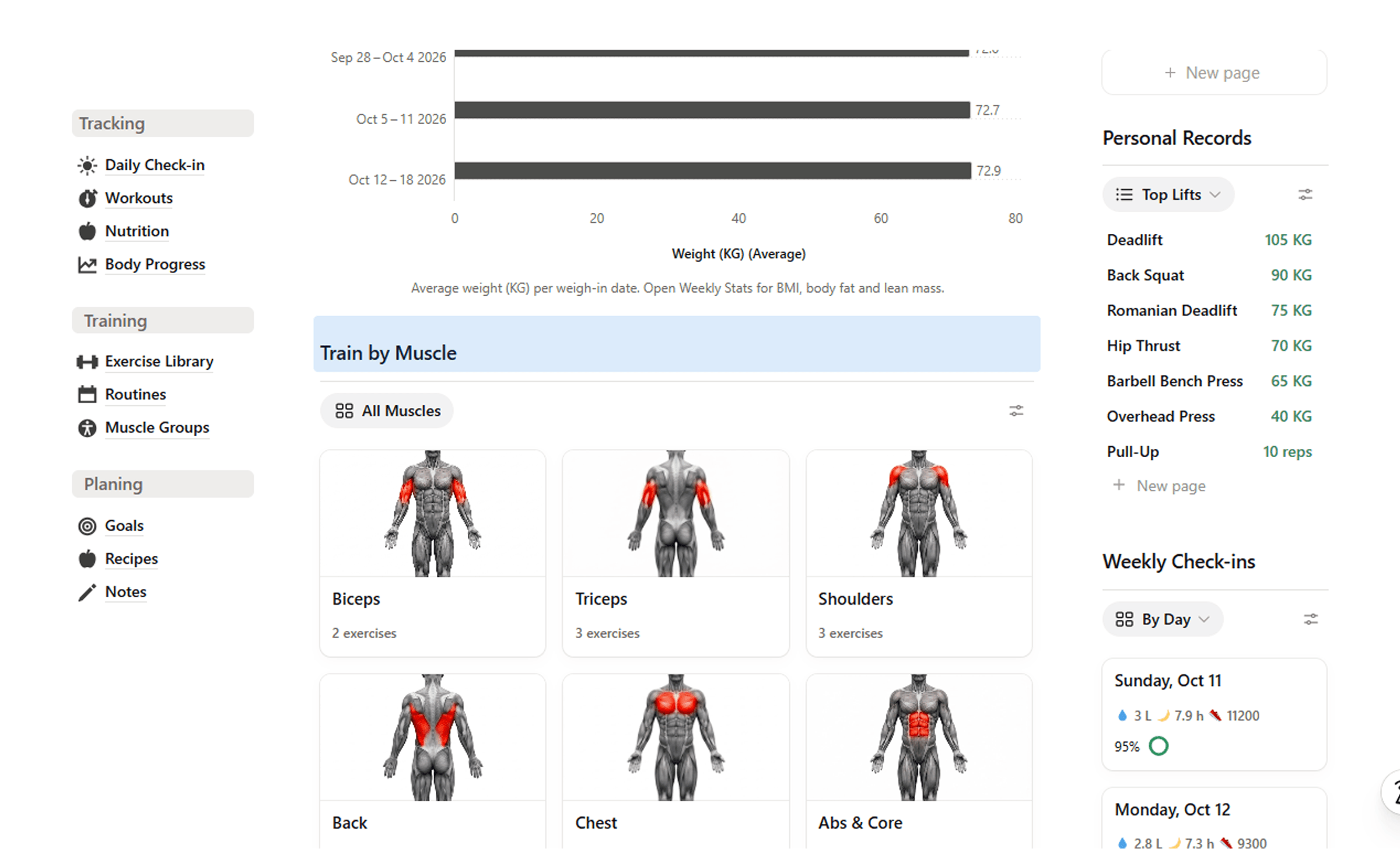 Fitness Blueprint preview 2