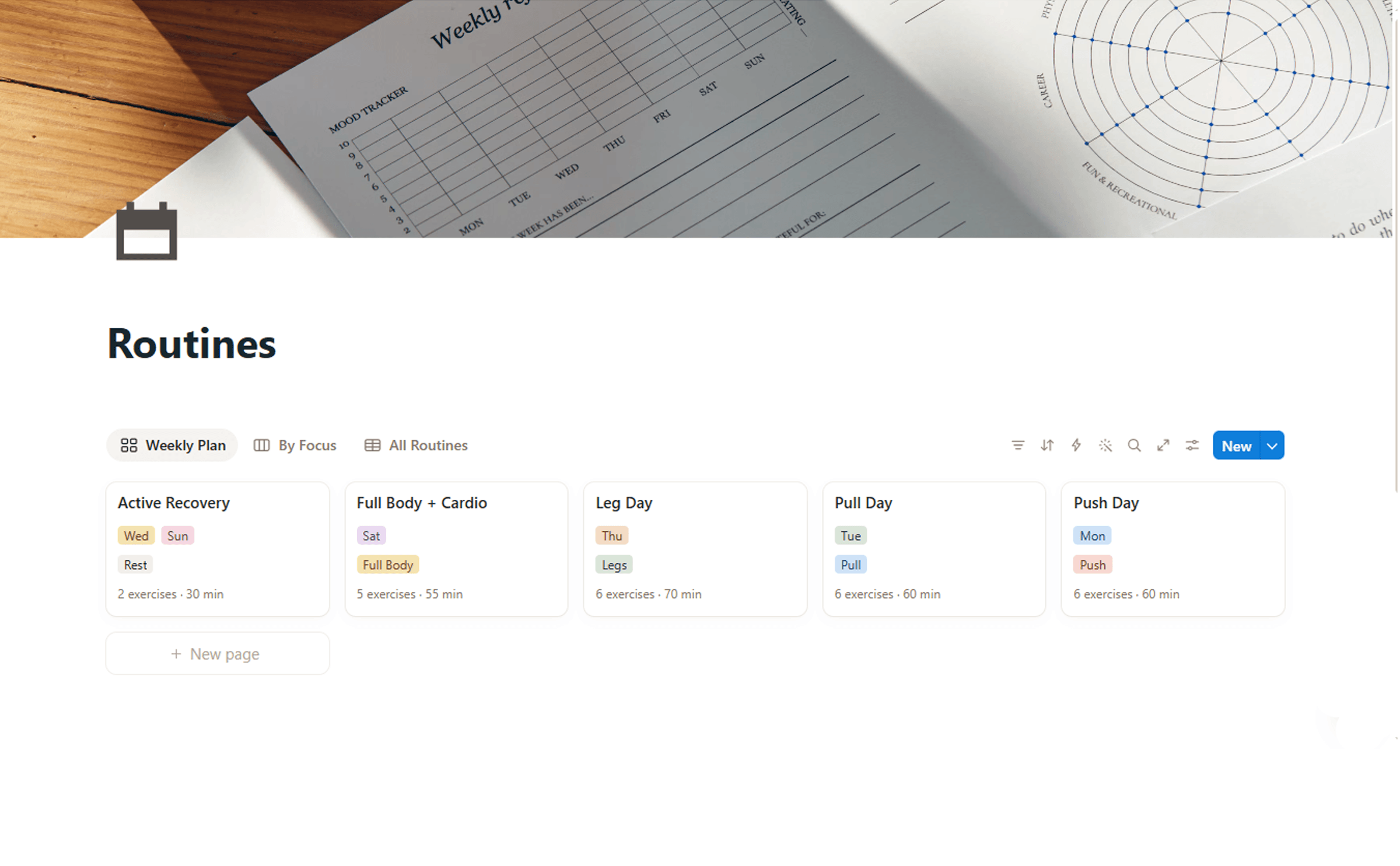 Fitness Blueprint preview 4