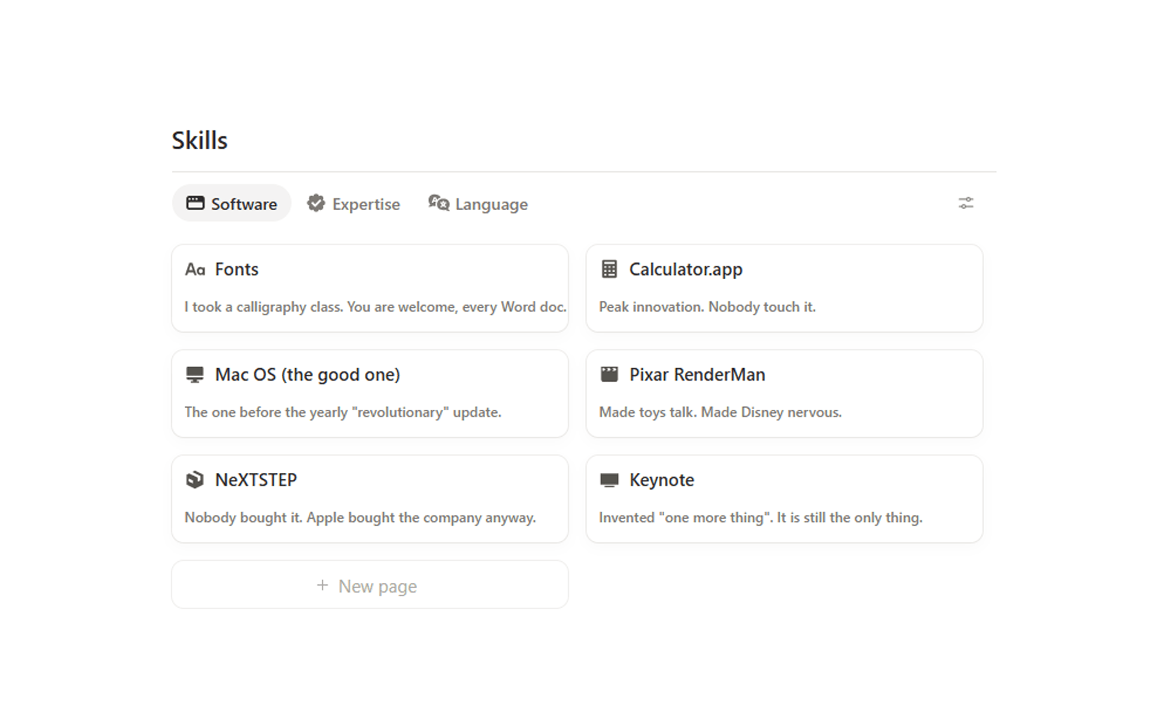 Minimal Portfolio Website preview 3